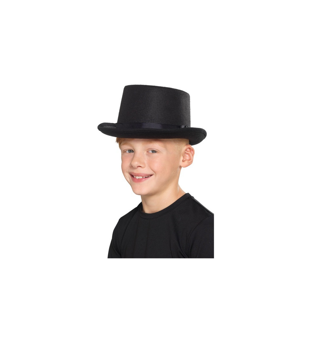 Dětský černý klobouk
