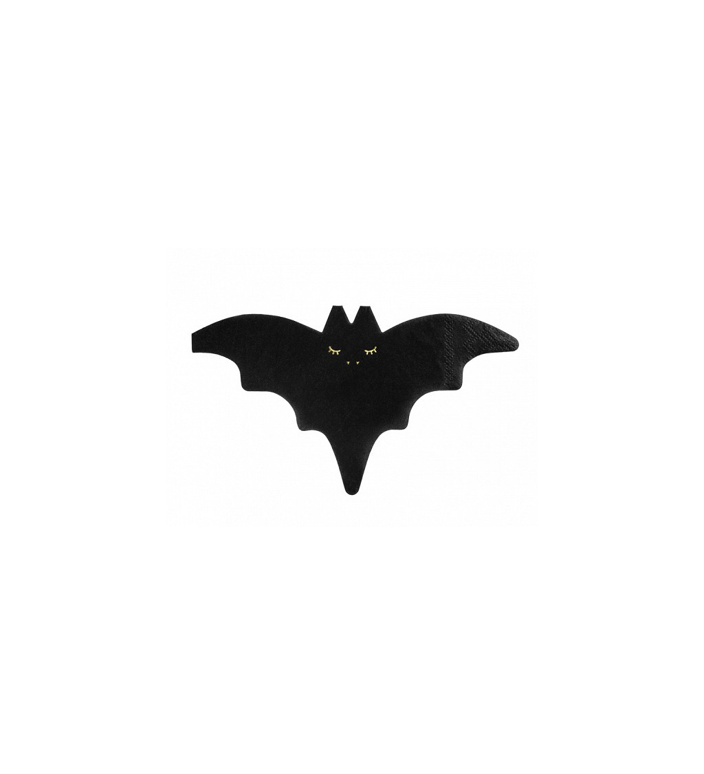 Papírové ubrousky černý netopýr