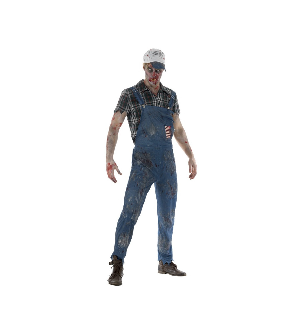 Zombie opravář - pánský kostým