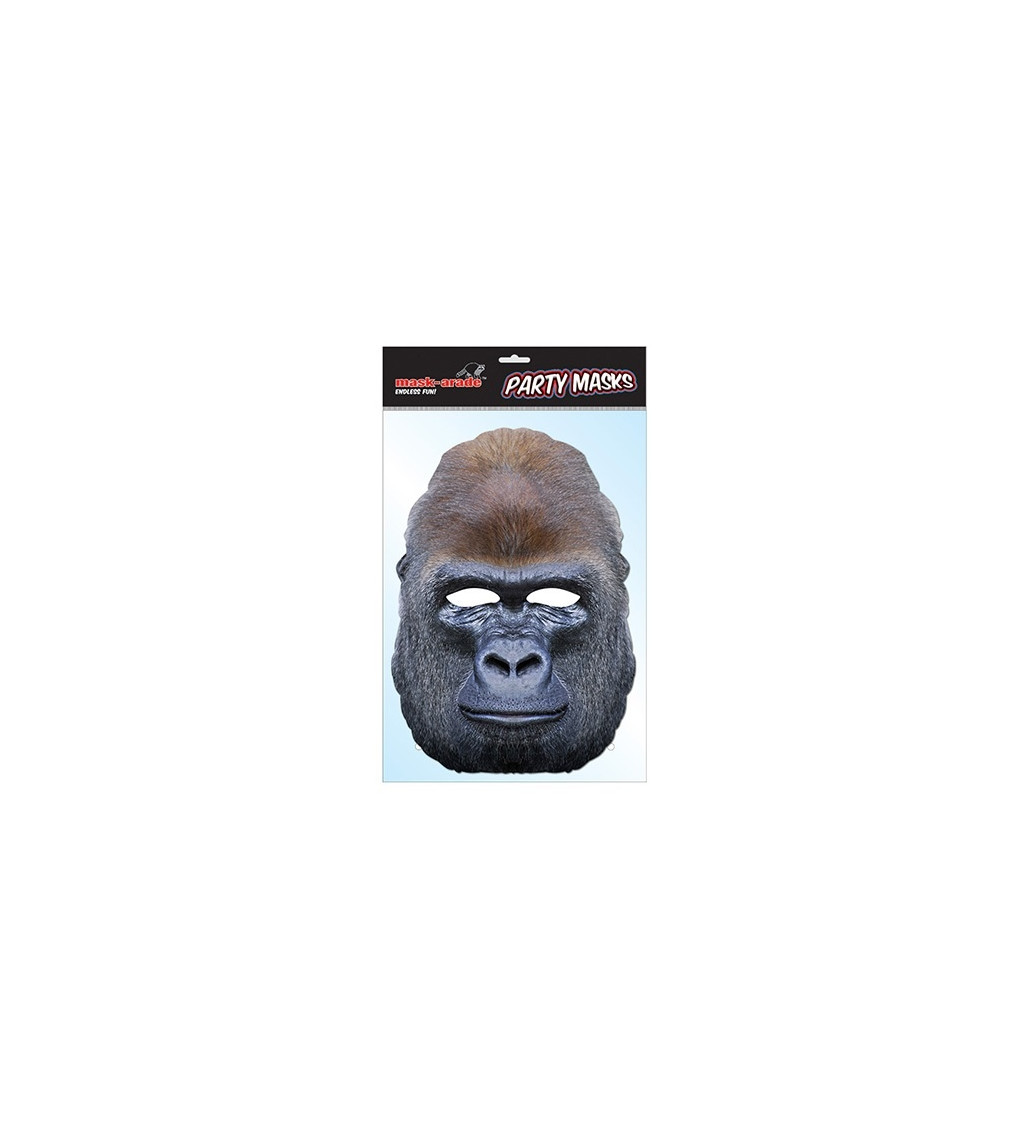Papírová maska - Gorila