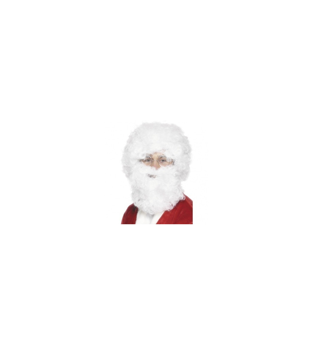Sada Santa paruky a plnovousu - Santa Claus