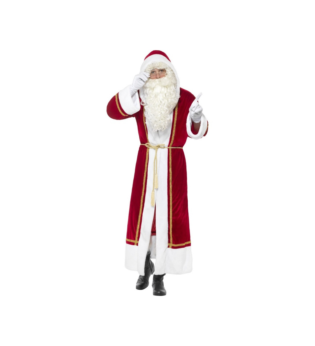 Santa Claus plášť červený
