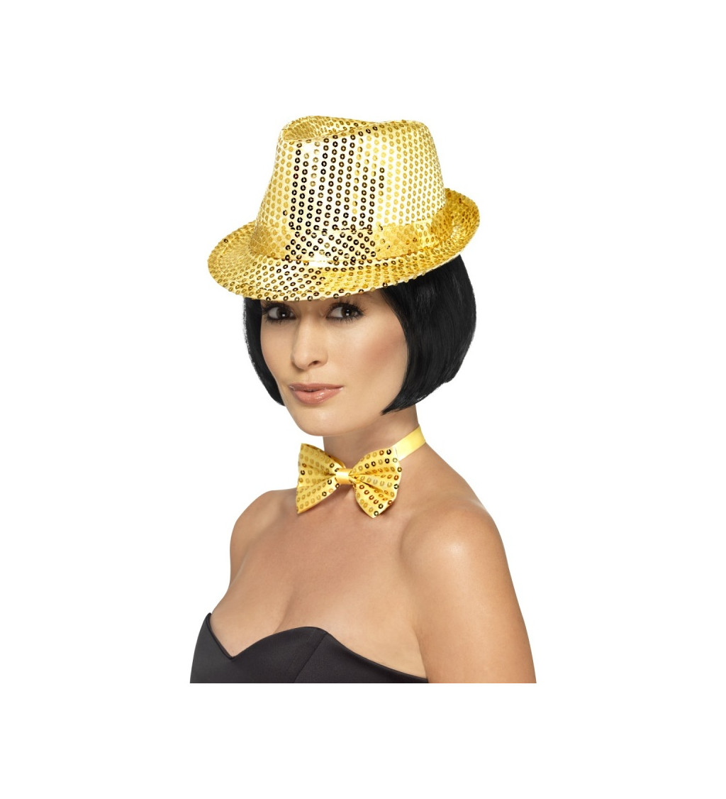 Zlatý disco klobouček