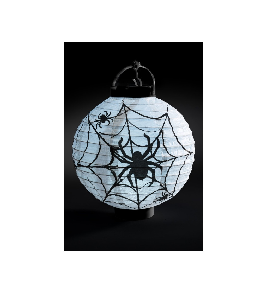 Svíticí LED pavučinová lucerna