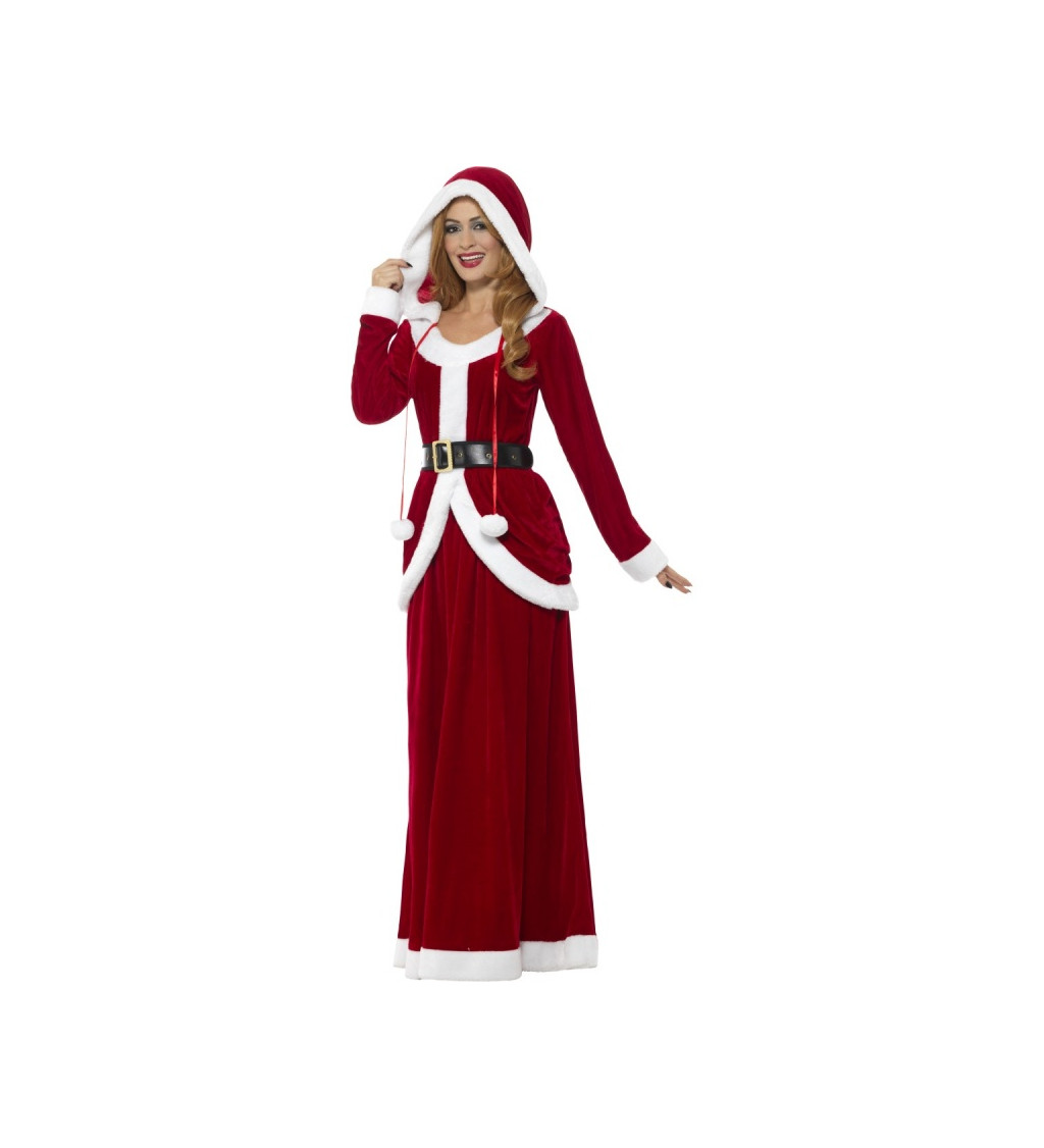 Luxusní kostým Miss Santa