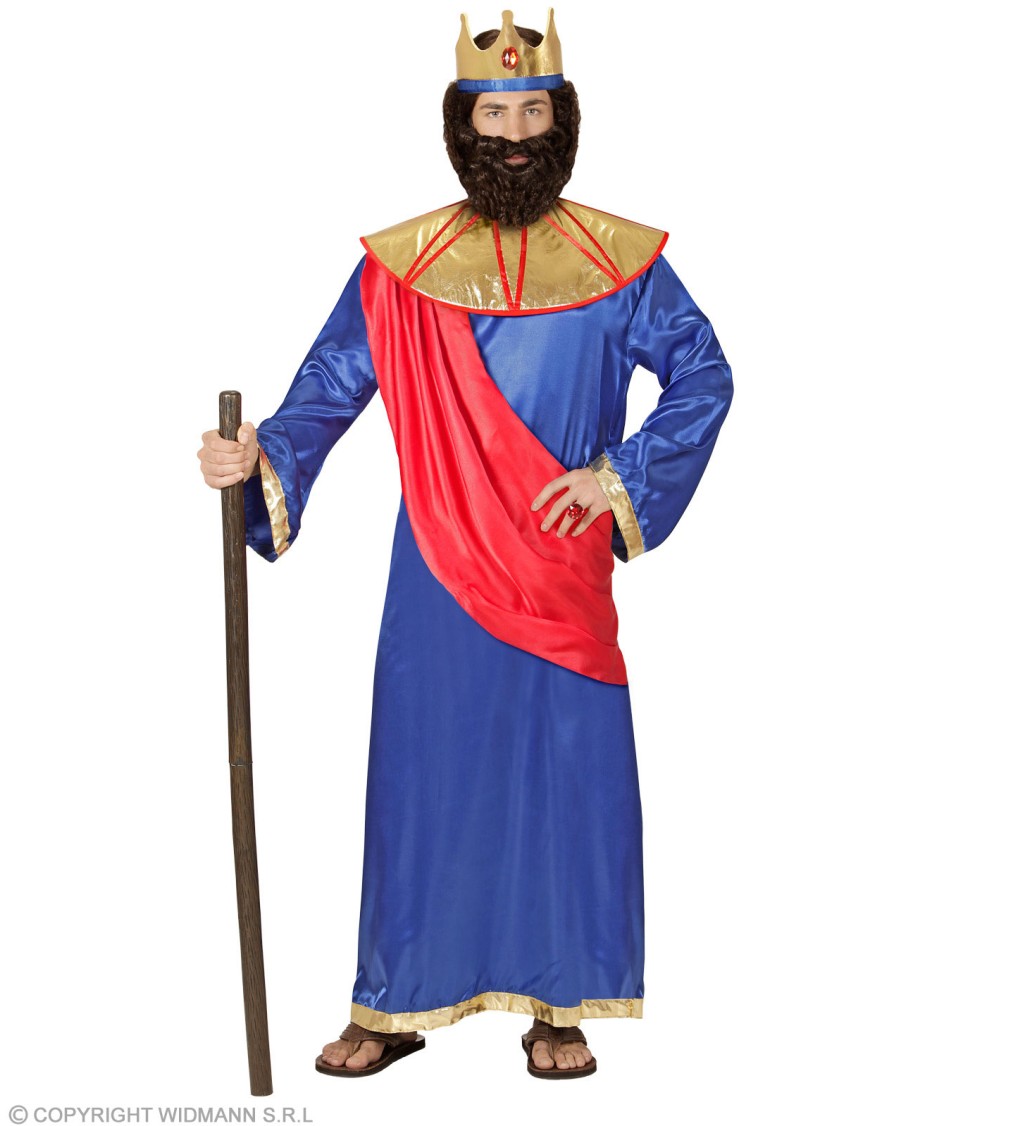 Kostým biblického vladaře (roucho, koruna)