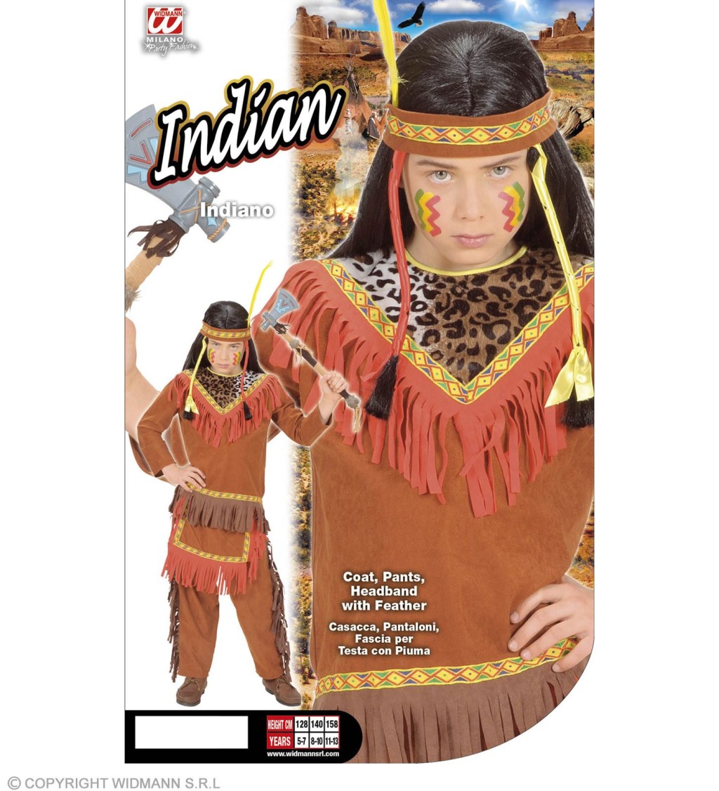 Detsky kostym indian