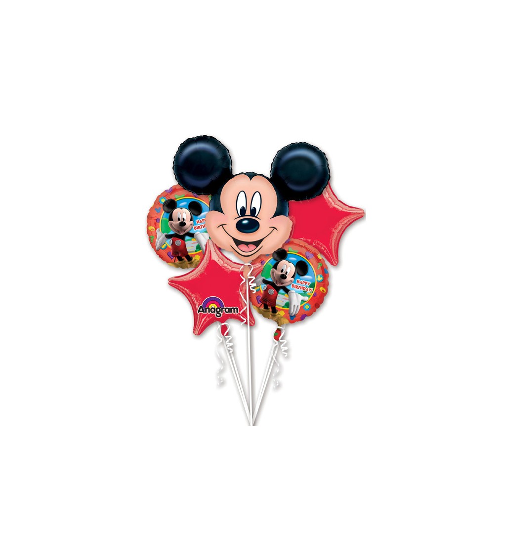 Foliové balónky Mickey Mouse Narozeniny