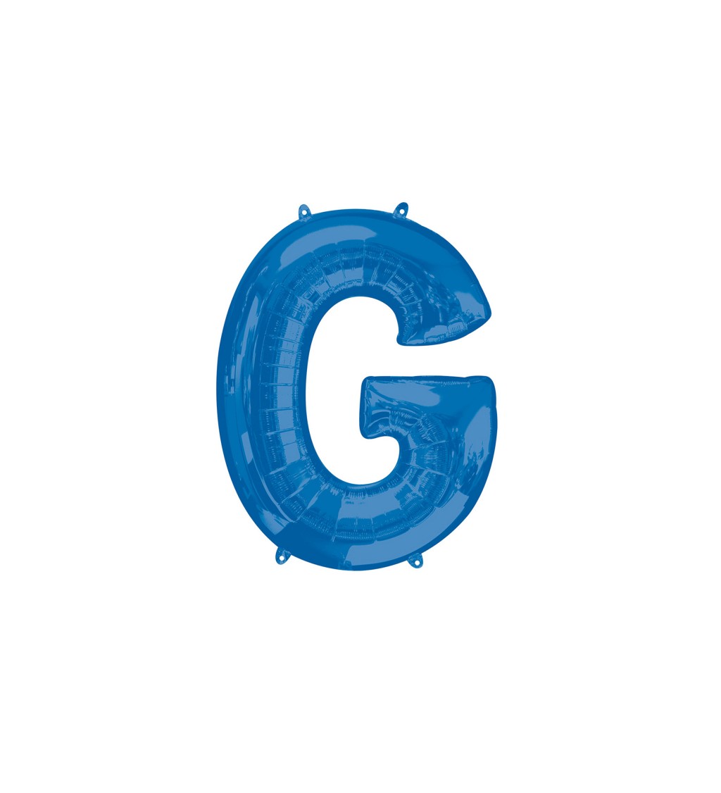 Balónek písmeno G - Modré