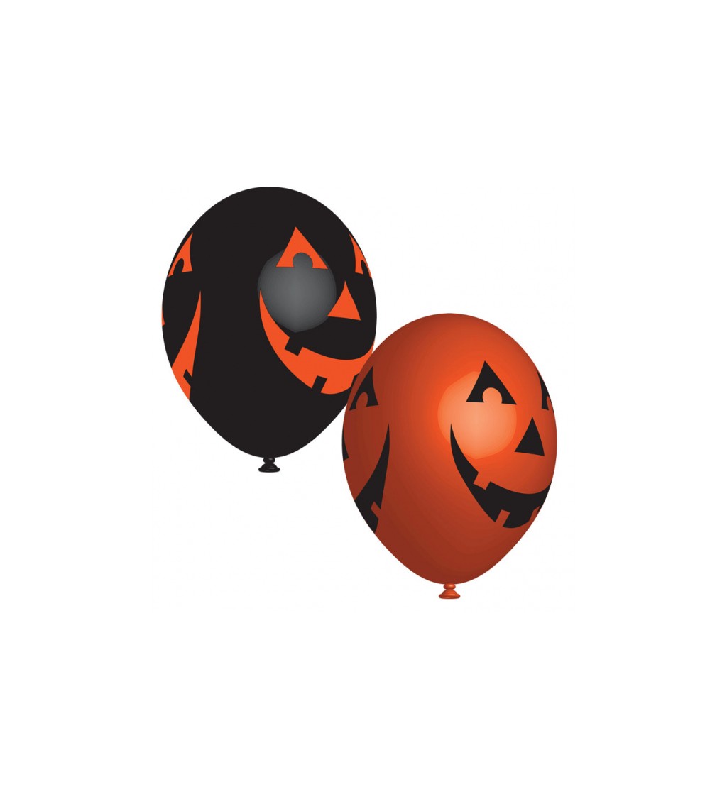 Latexové balónky na halloween - dýně