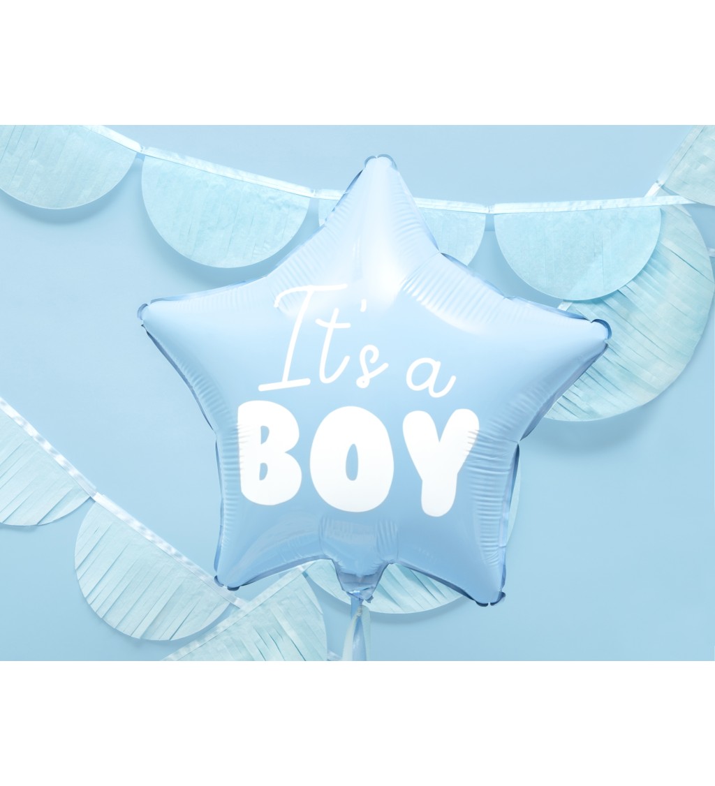 Modrý balónek "It's a boy"