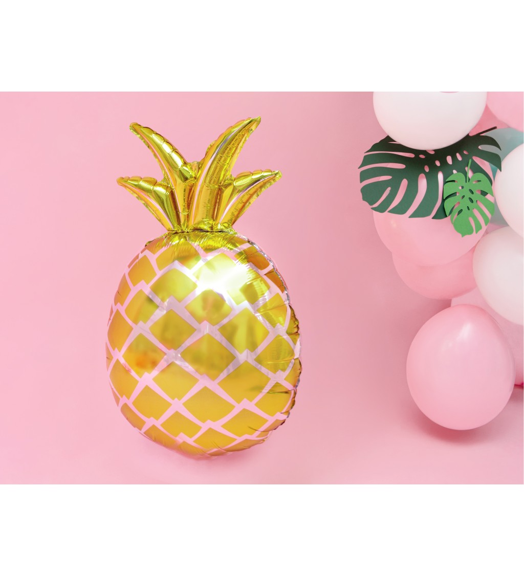 Fóliový balónek Zlatý ananas