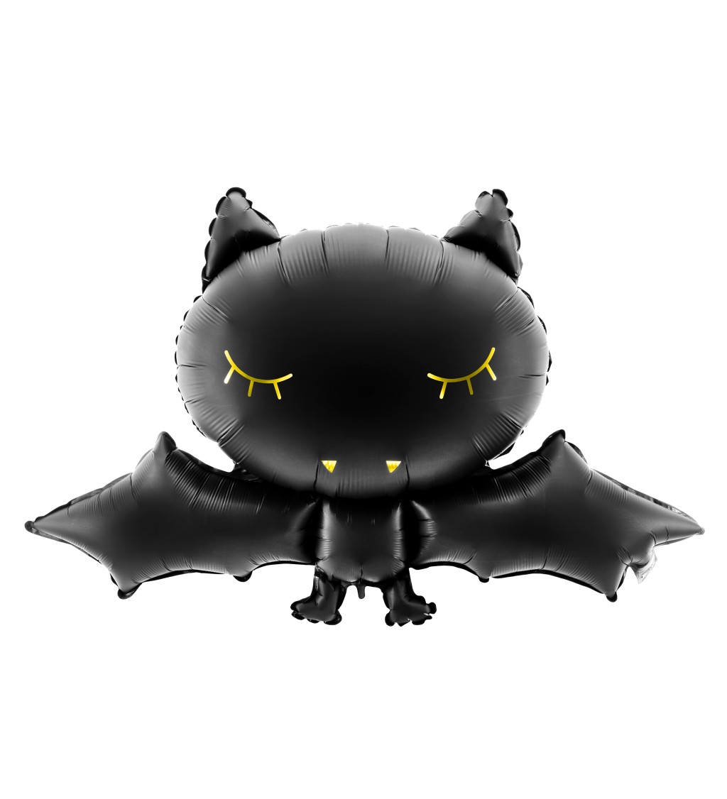 Fóliový balónek - černý Netopýr
