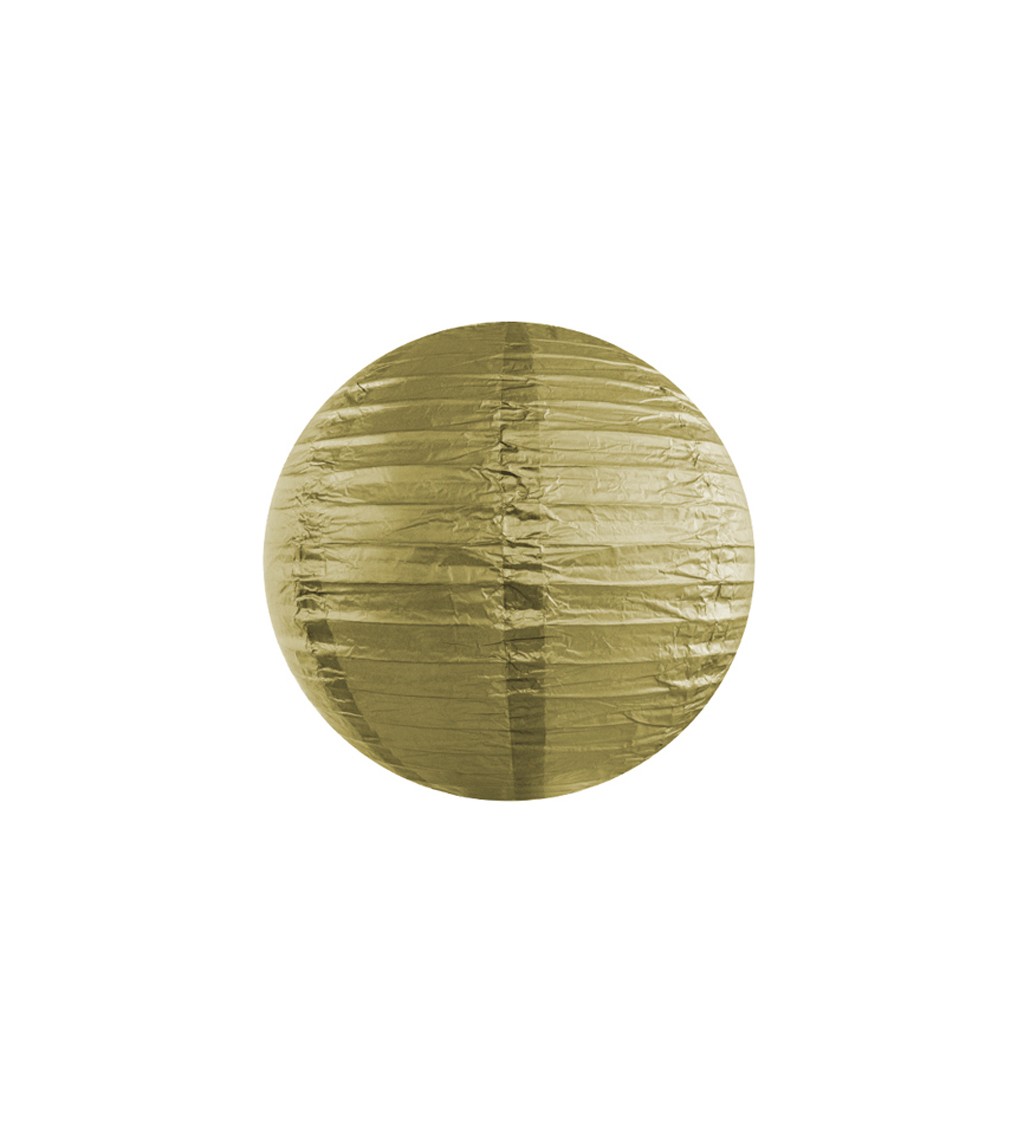 Zlatý lampión - 25 cm