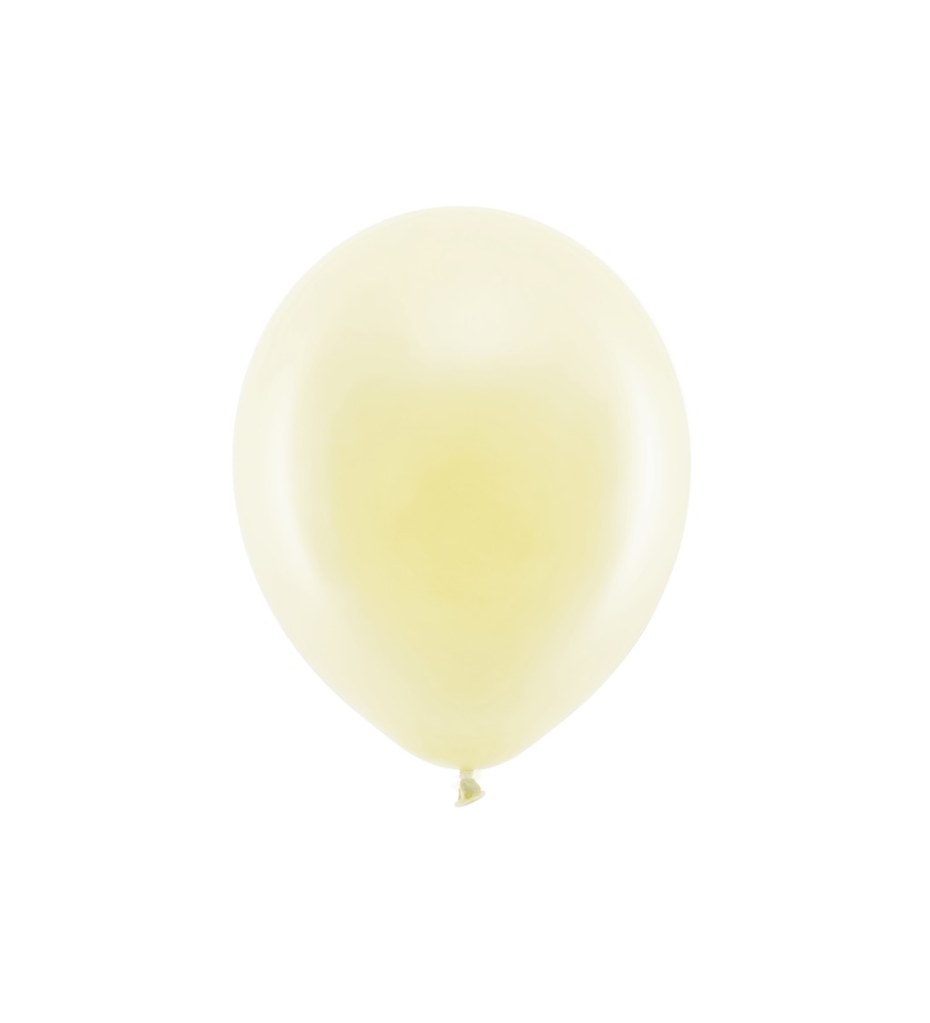 Žlutý pastelový balonek