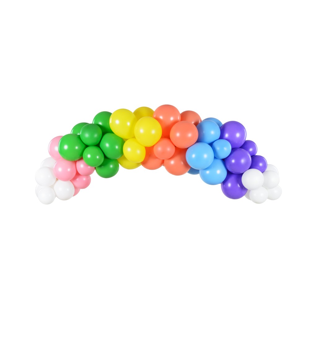 Rainbow balónky - světle růžové