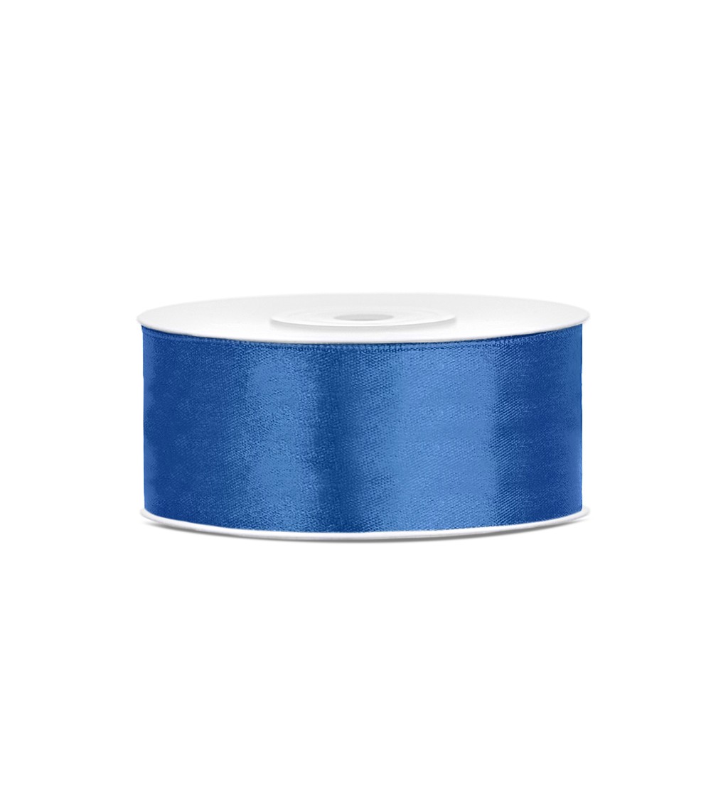 Saténová stuha 25 mm royal modrá