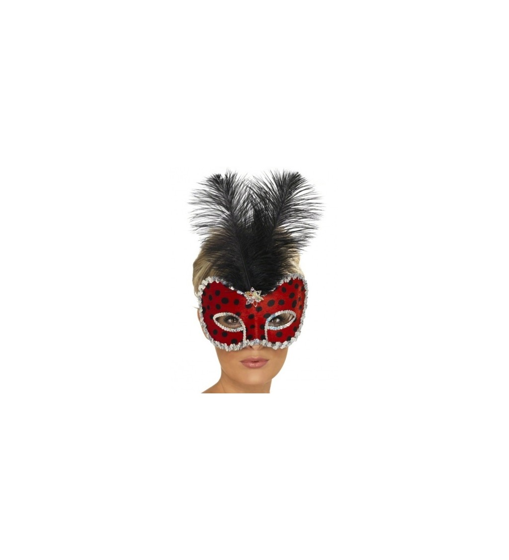 Benátská maska - Ladybug