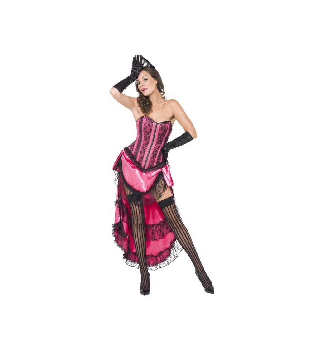 Kankán tanečnice kostým růžový