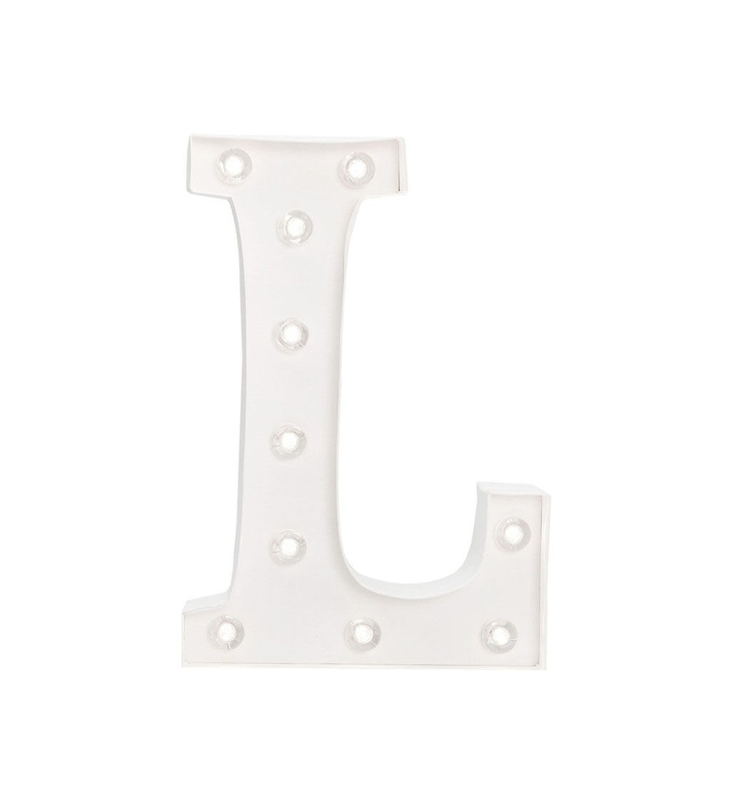 Svítící písmeno L 26cm