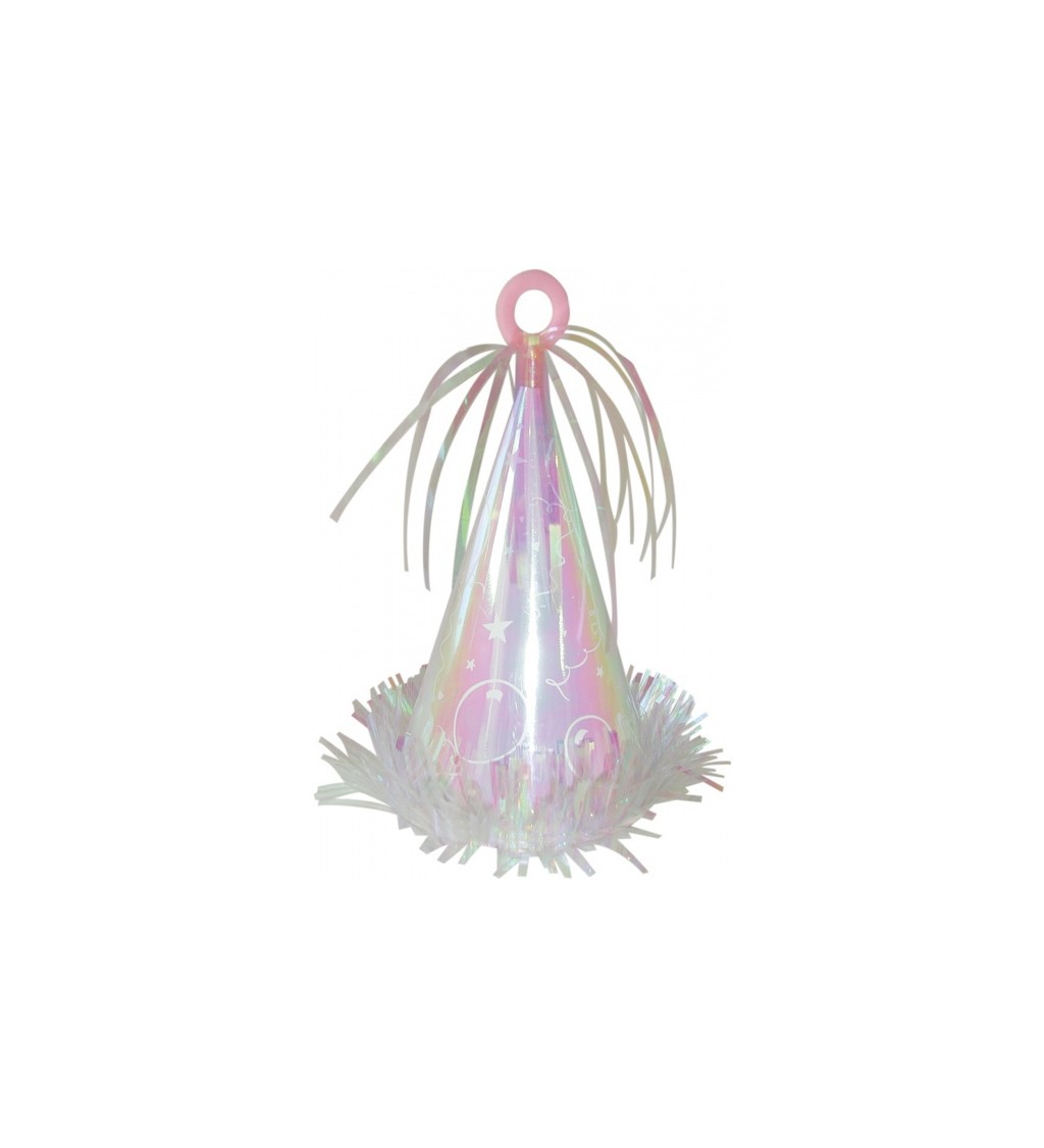 Těžítko na balonky - perleťová čepička
