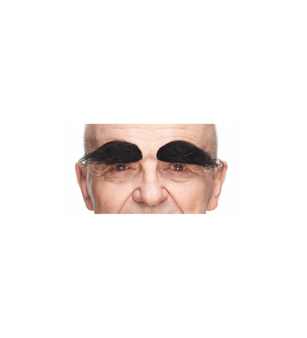 Husté obočí - černé