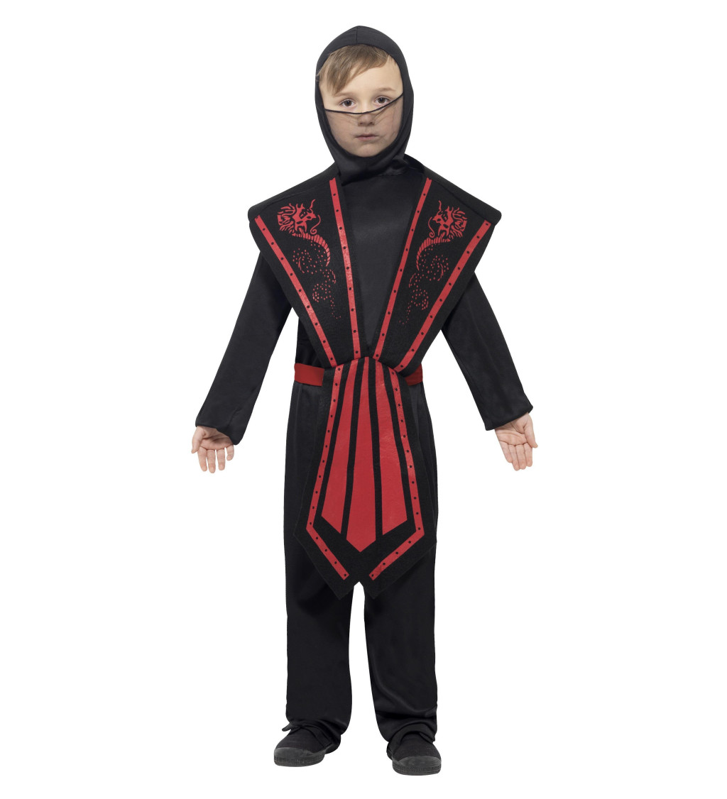 Dětský chlapecký kostým - Ninja, deluxe edition