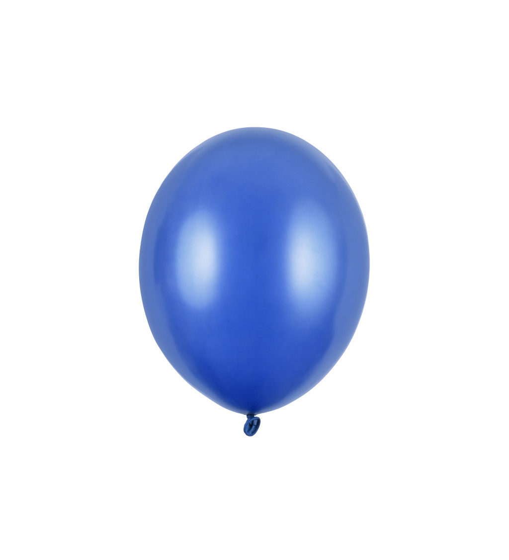 Balónky - metallic modrá 10 ks