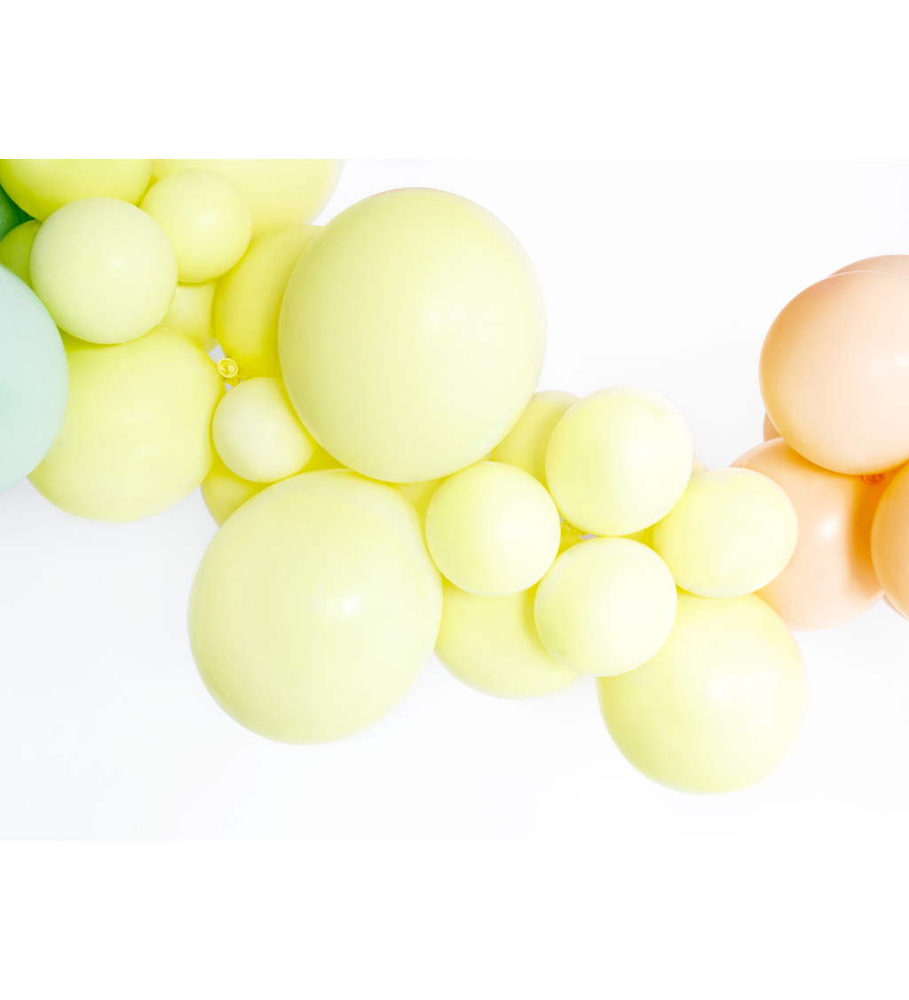 Latexové balóny - pastelově žluté