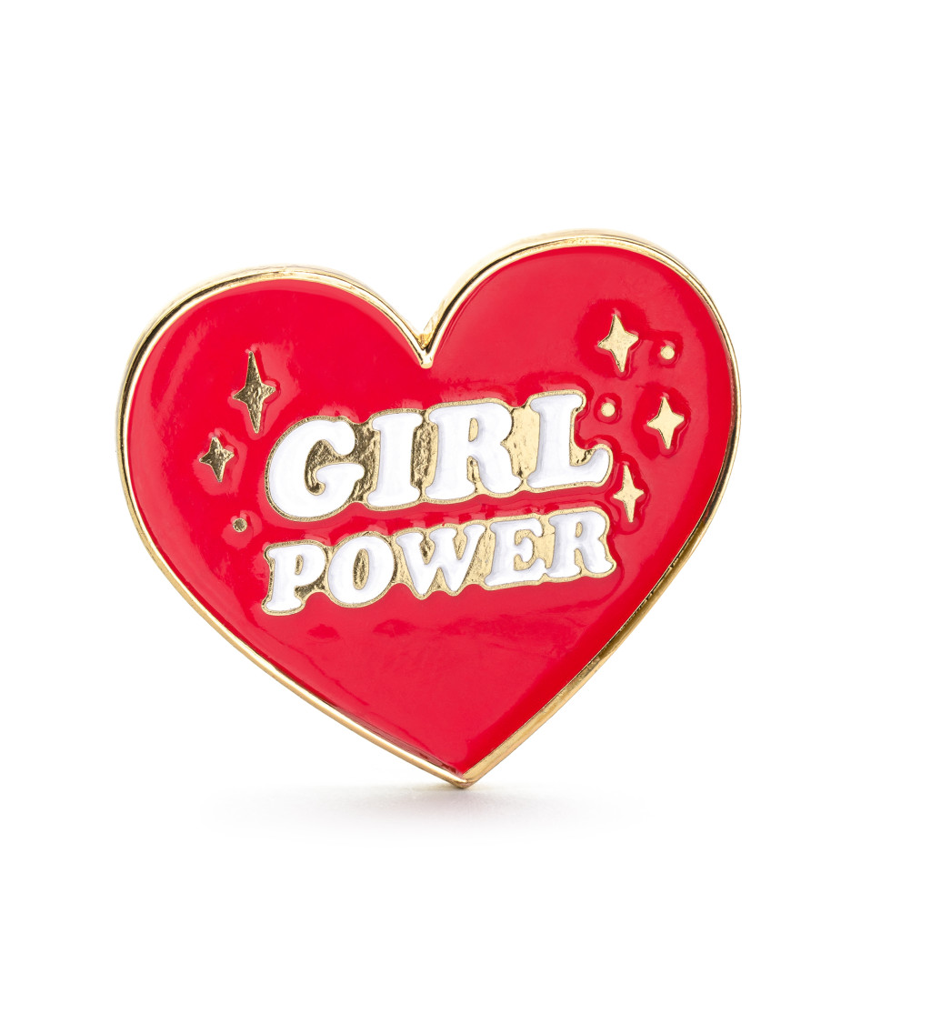 Odznak- Girl power