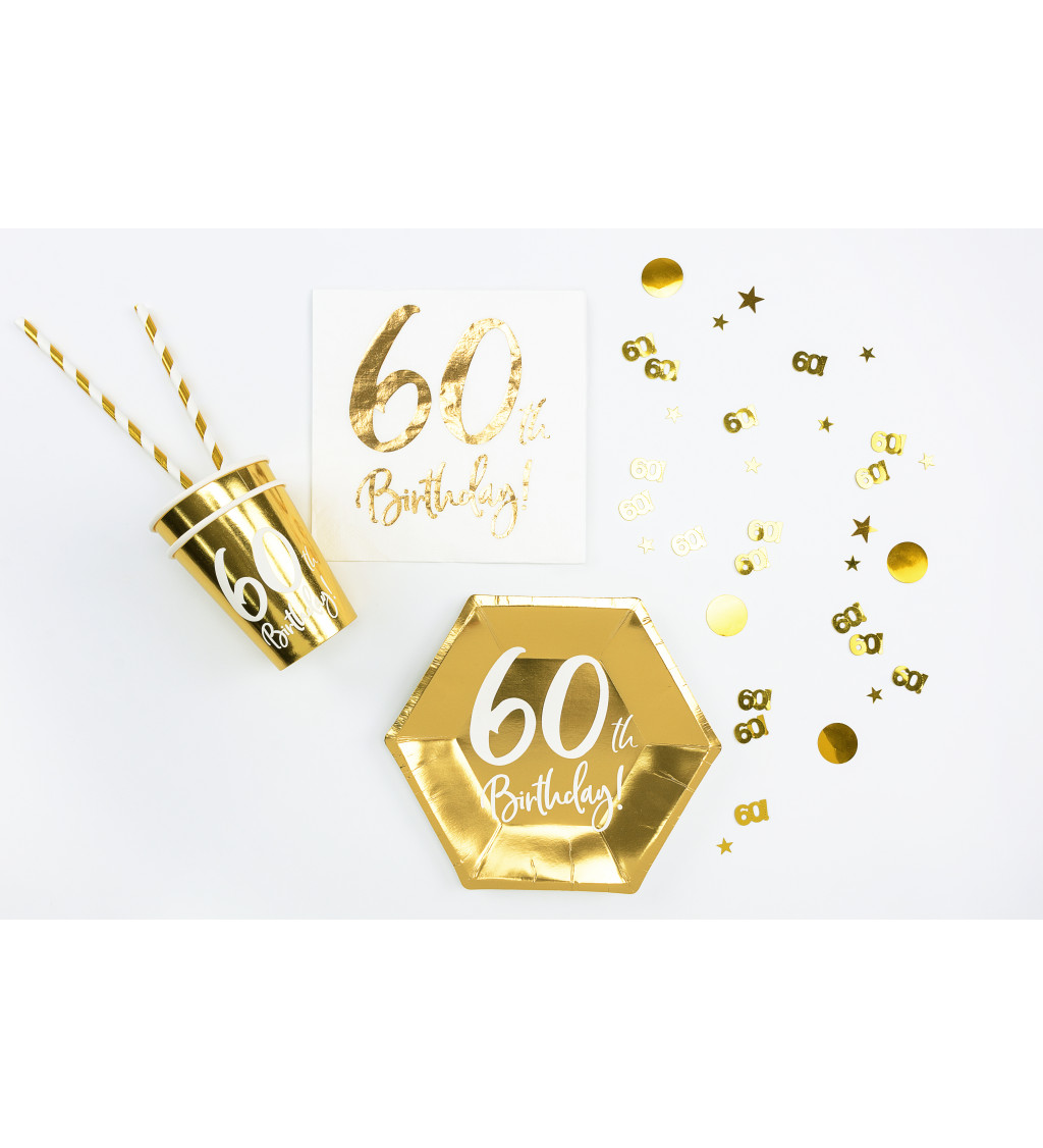 60th konfety- zlaté