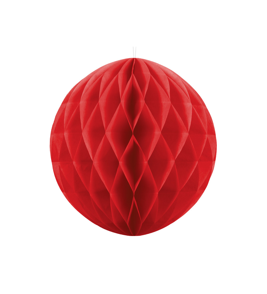 Honeycomb koule-červená