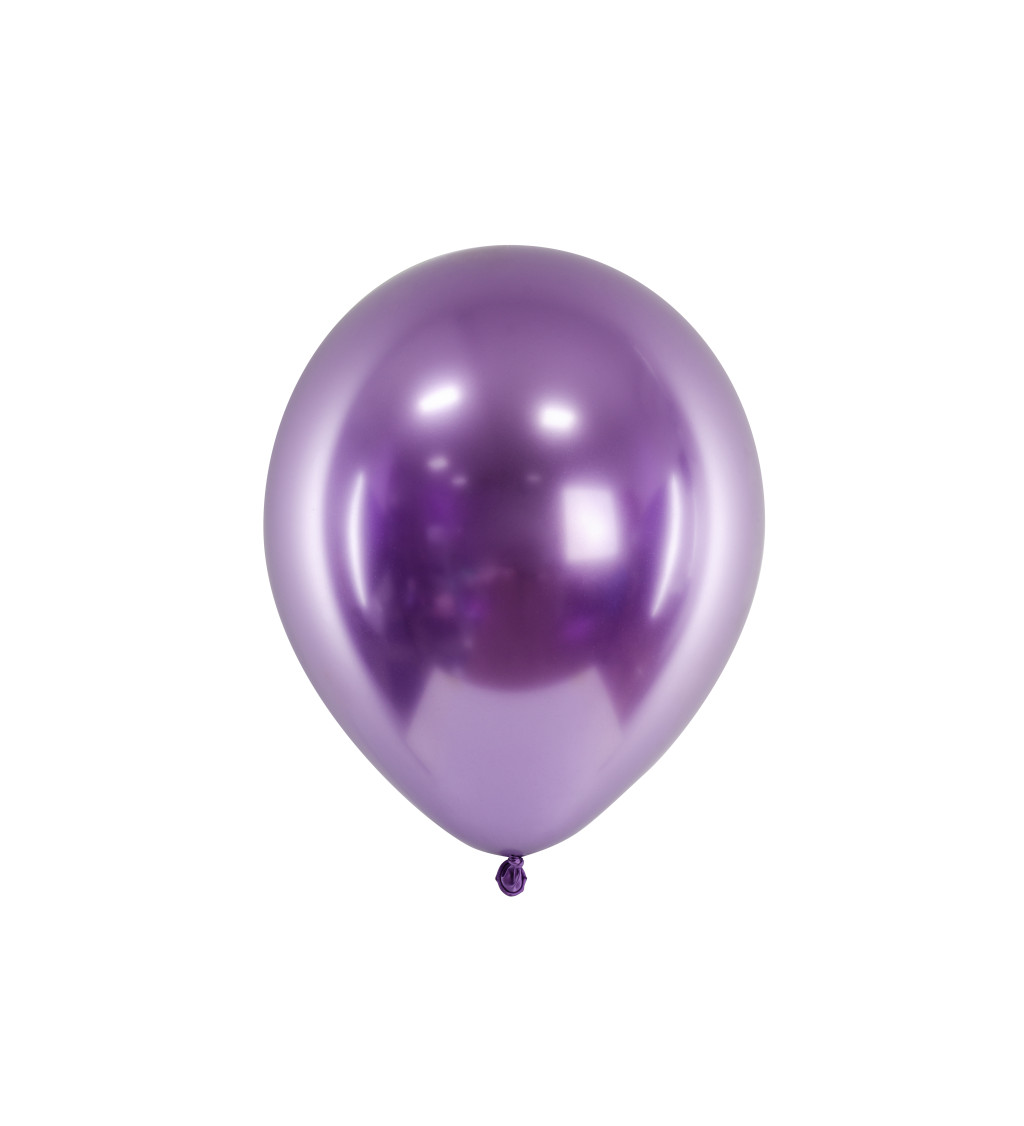 Chromový balonek fialový