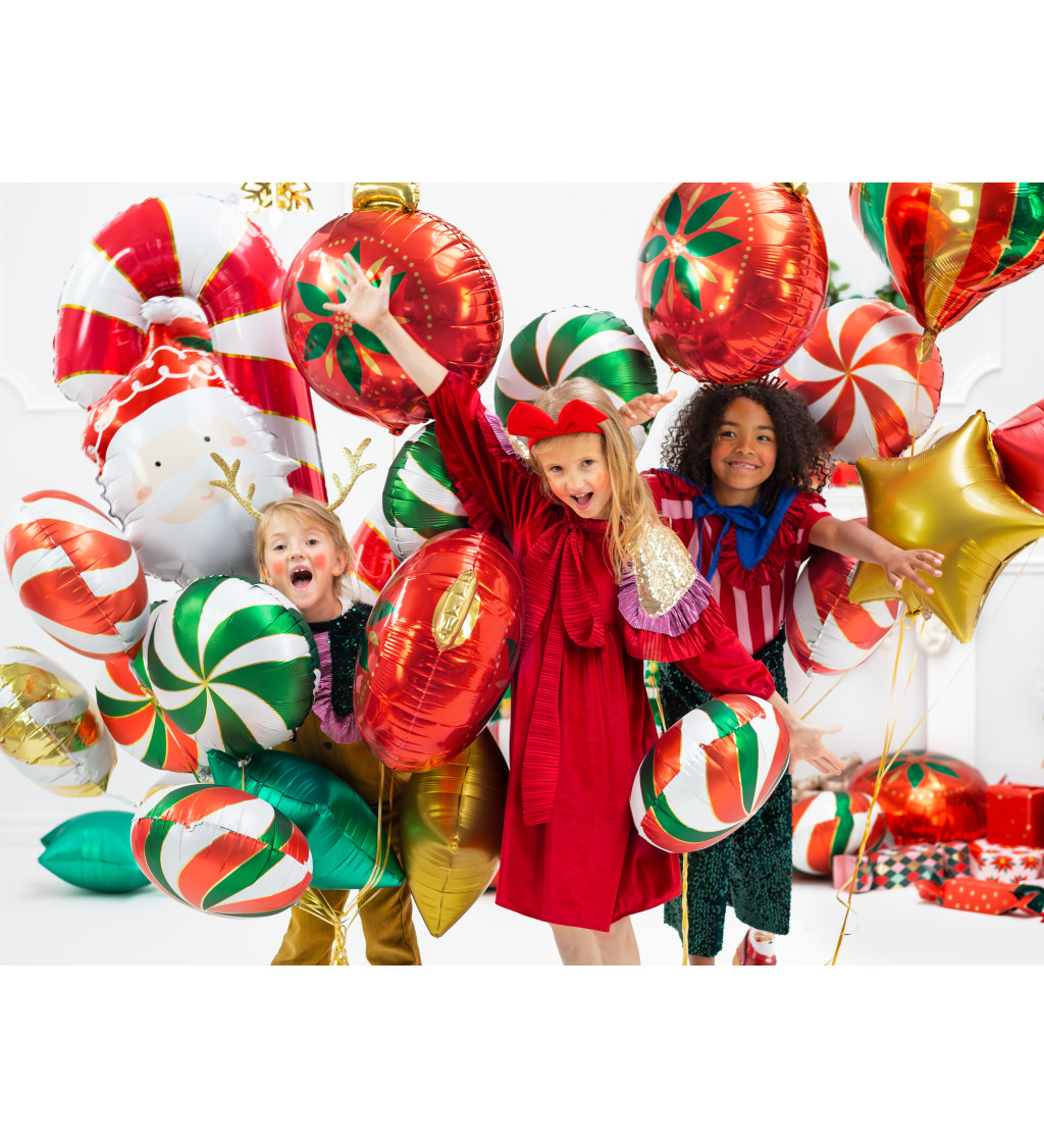 Balónek vánoční - bonbónek