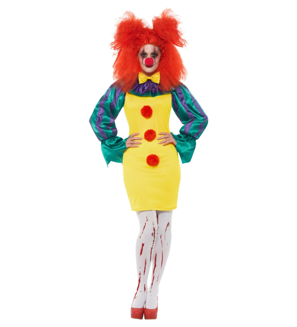 Halloweenský kostým - hororový klaun - dámský