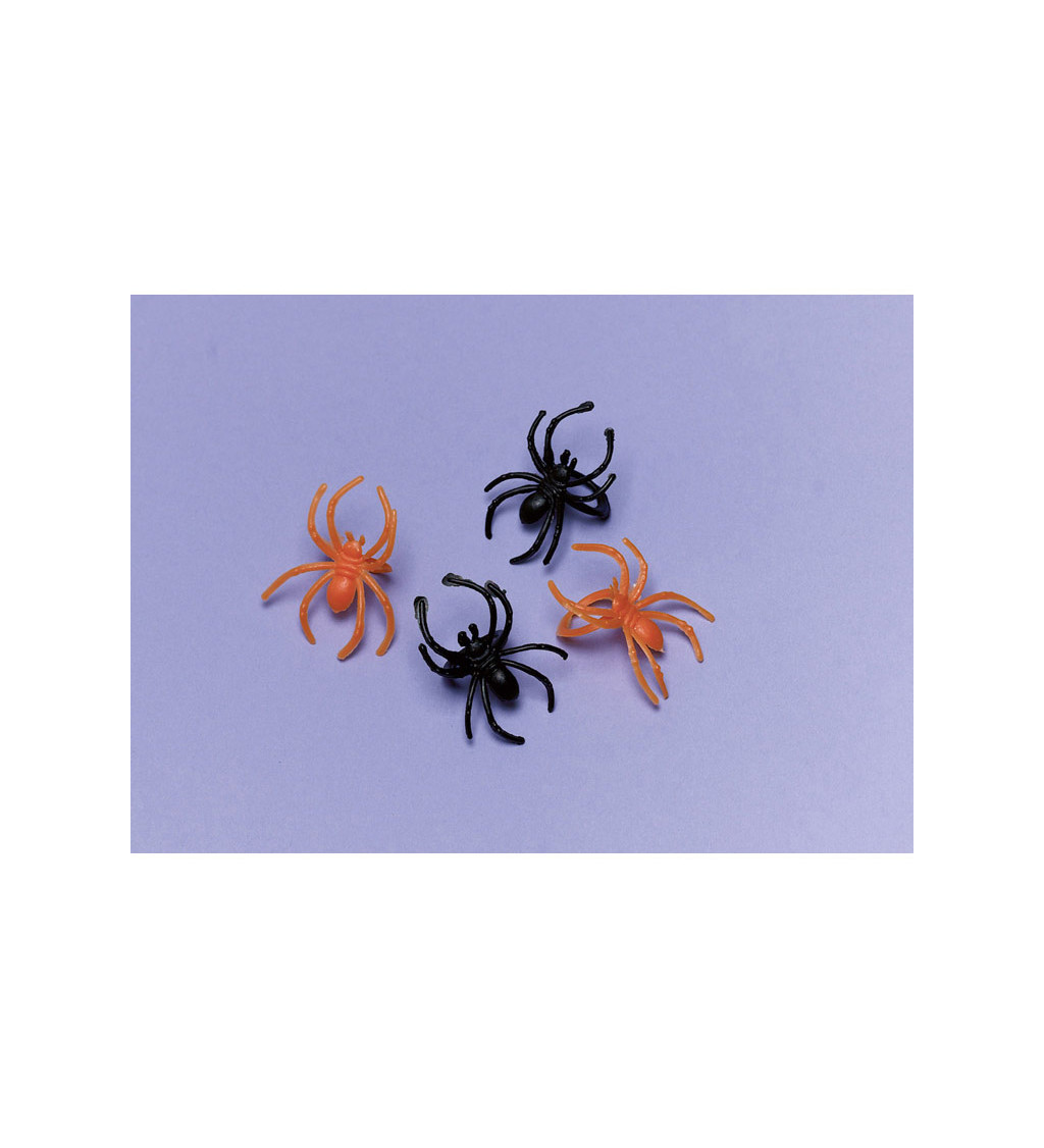 Pavouci - černá, oranžová