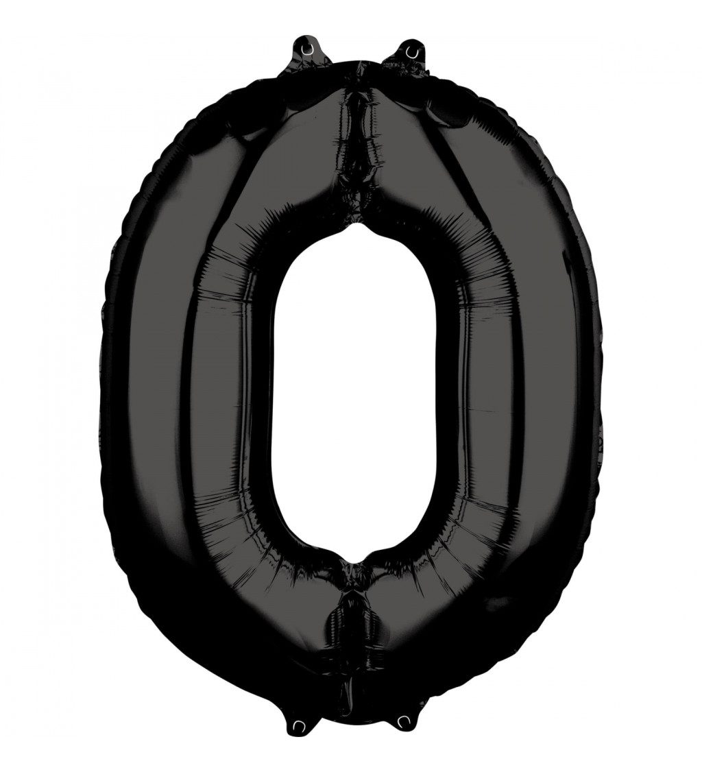 Balónek 0 - černá