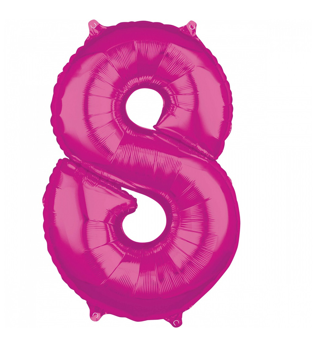 Balónek 8 - růžový