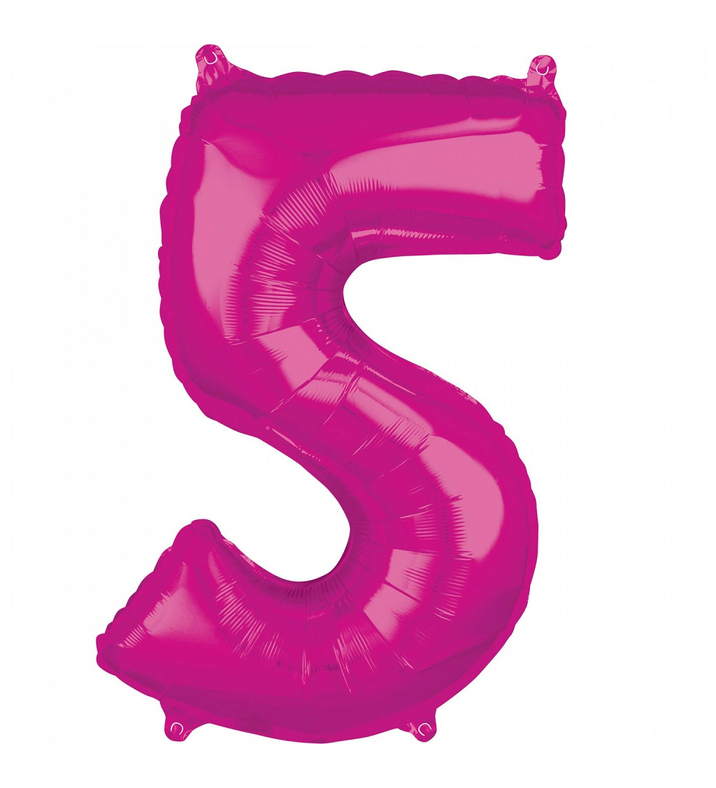 5 - růžový balónek