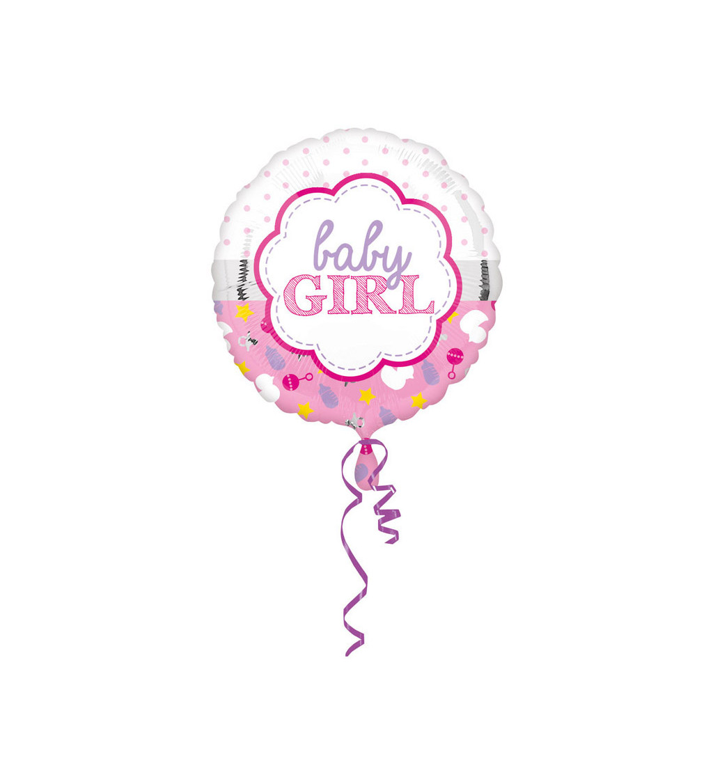 Balónek- Baby girl
