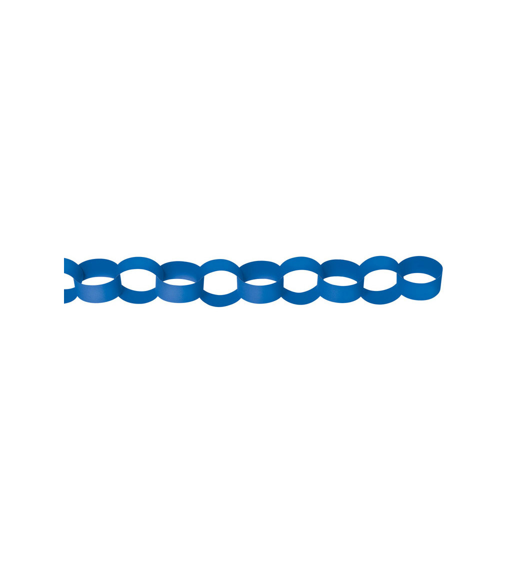 Řetězová girlanda- modrá