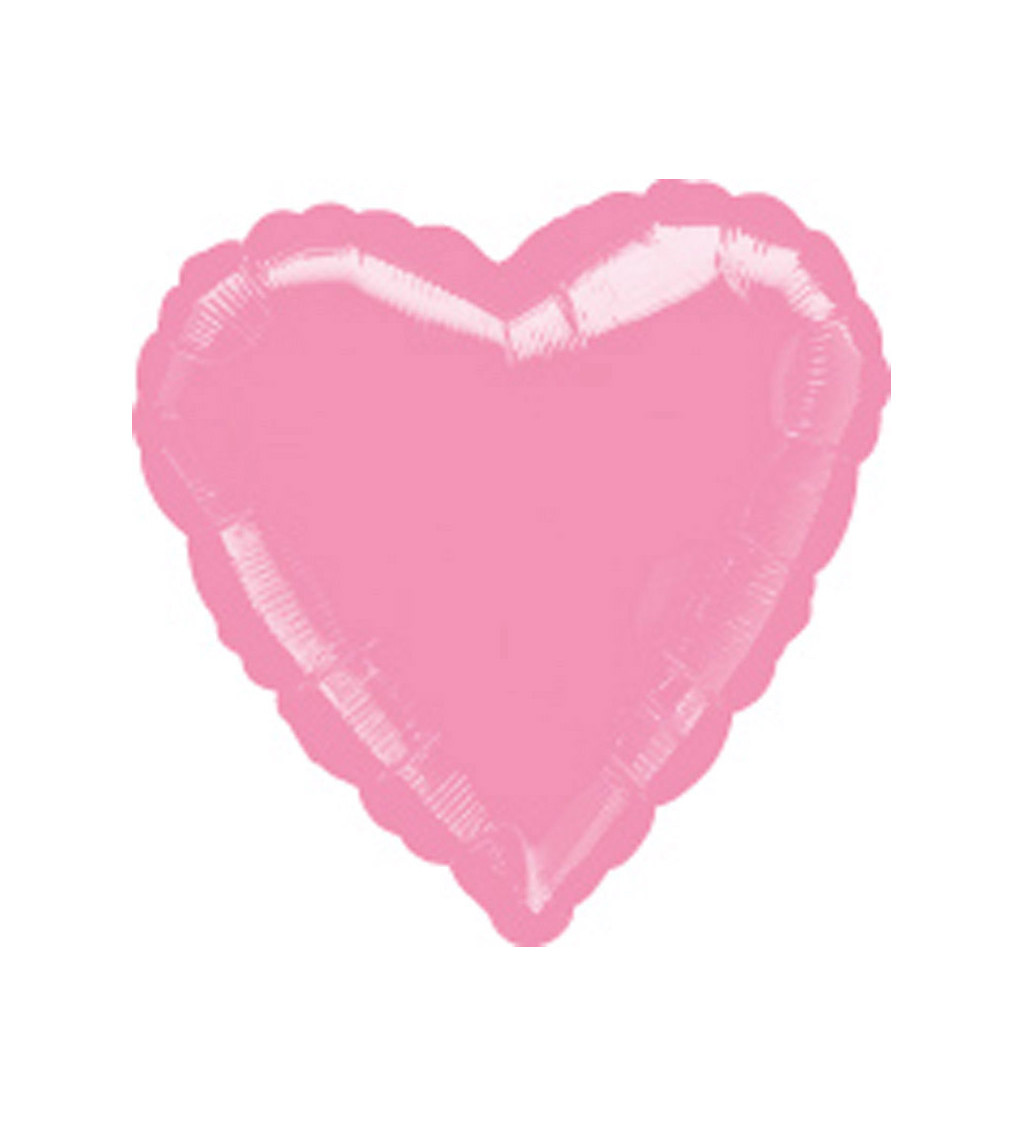 Balónek - srdce růžové