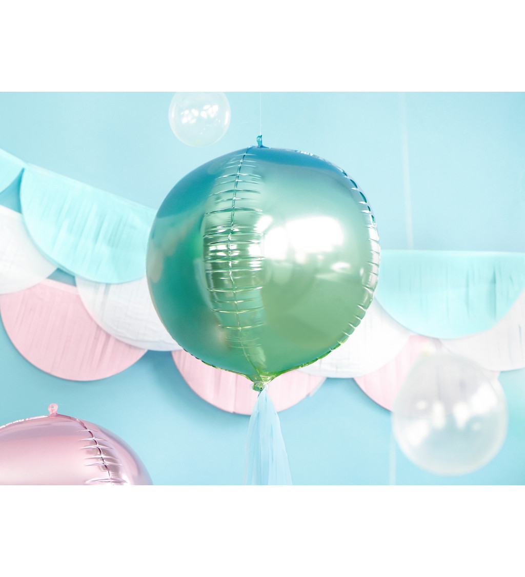 Zelenomodry balonek