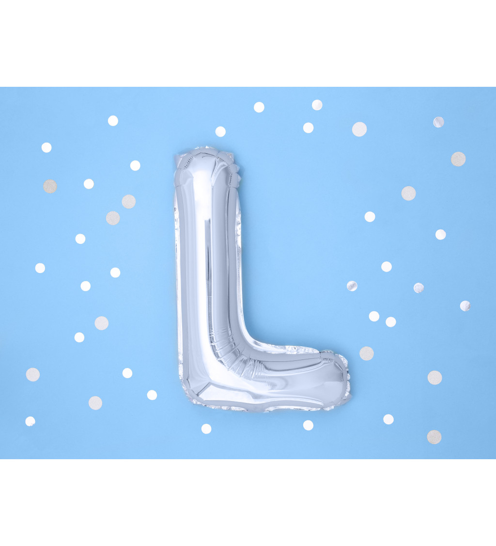 Balónek - stříbrný L
