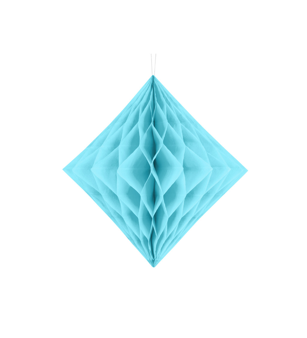 Lampion diamant - modrá