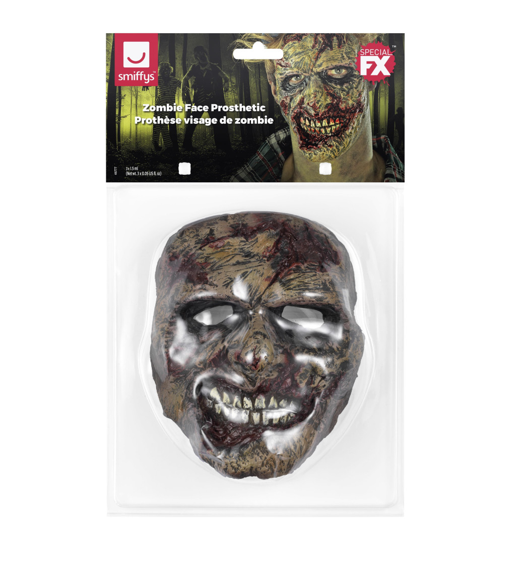Maska Zombie - nalepovací