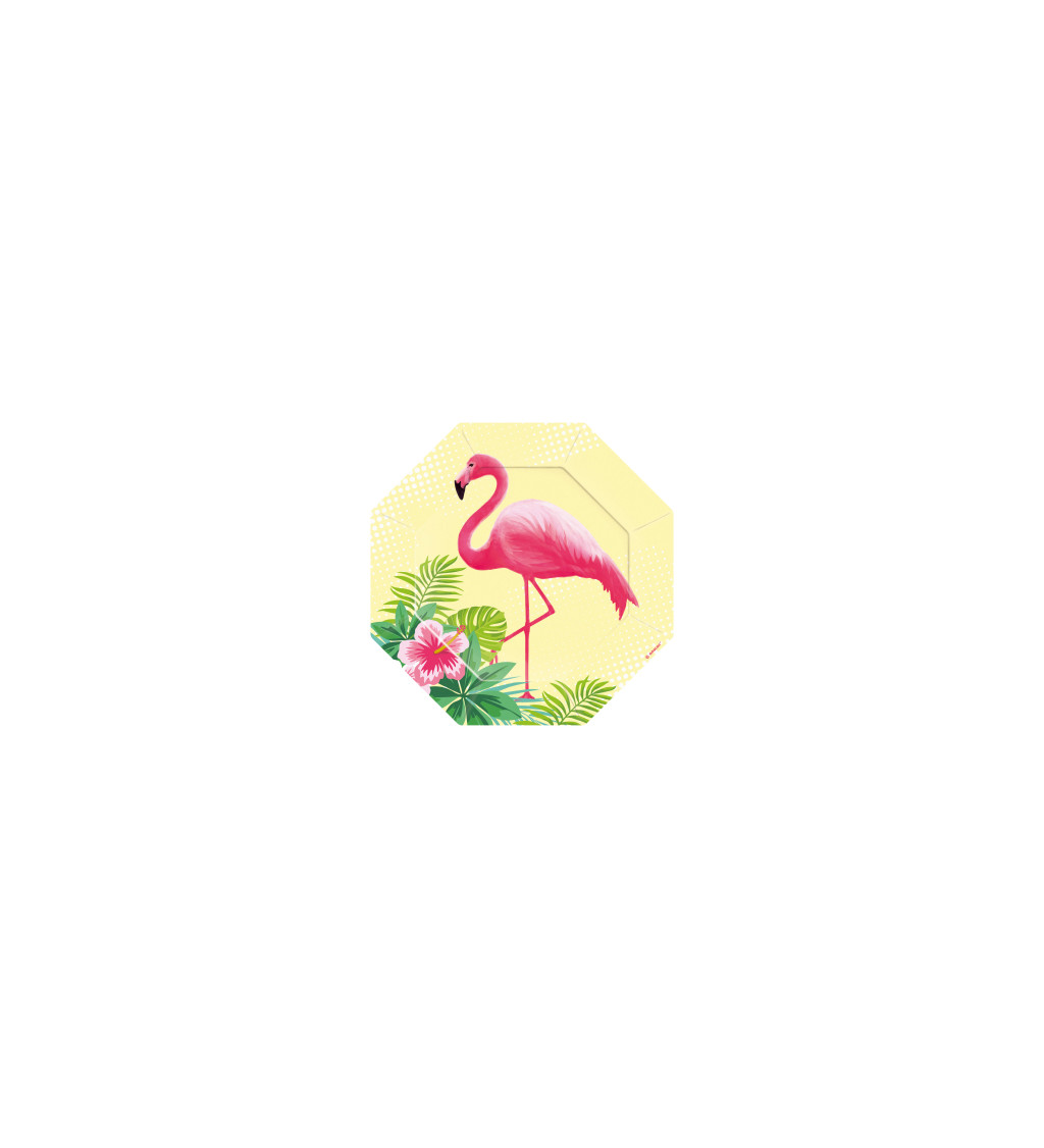 Talíře Flamingo