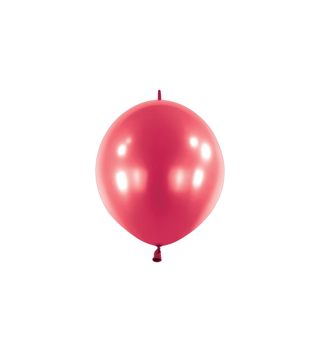 Metalický burgundový balónek