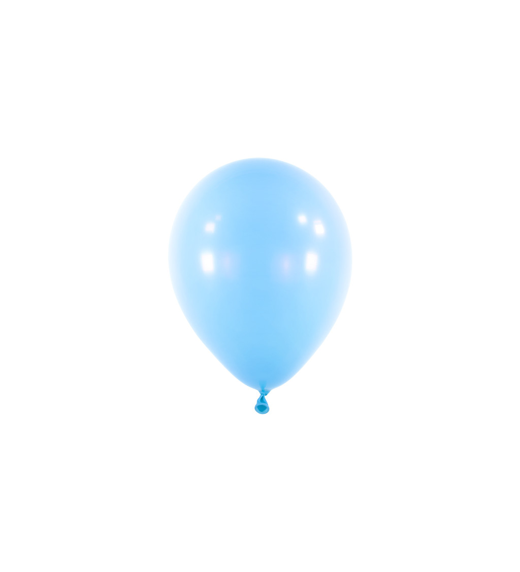 Pastelovo-modrý latexový balónek