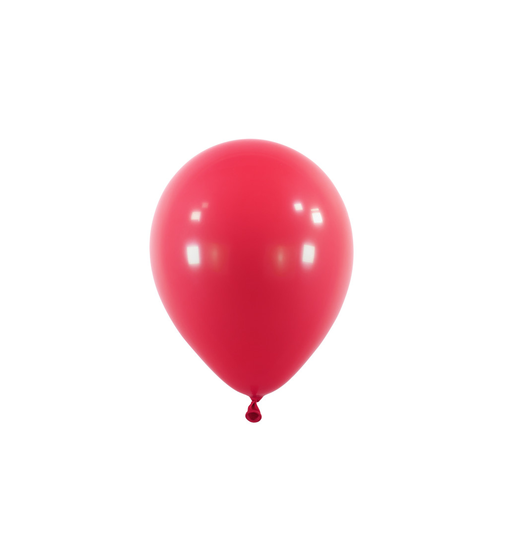 Červené latexové balóny